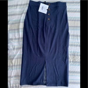 LAST! Size M - Button pencil skirt